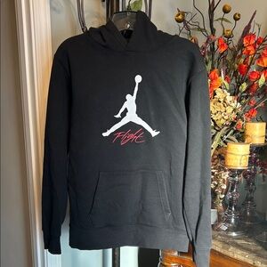 Boys Jordan Black Hoodie